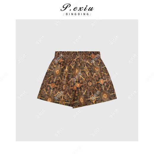 03-5潘依绣丁丁宠粉复古国风盘扣无袖上衣短裤套装 M8865 商品图2