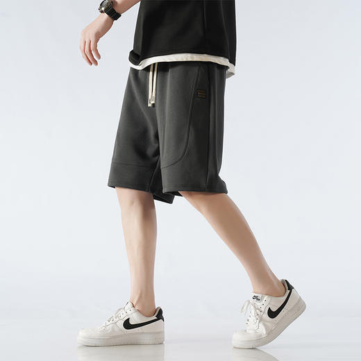 红览 纯棉高品质短裤男士夏季外穿沙滩裤子五分裤 商品图1