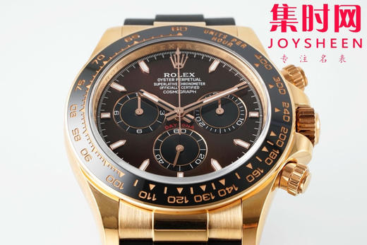 劳力士新款 APS包边迪通拿配重版 4131机 新品迪通拿是2025钟表与奇迹的钟表展 新款配色，分别为白金蓝面，玫瑰金巧克力面，和新款绿金迪和蒂芙尼蓝面让人眼前一亮 商品图3