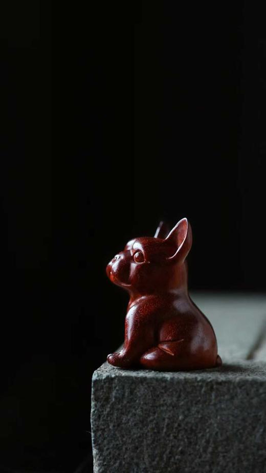 小叶紫檀萌犬°小把件摆件 商品图5