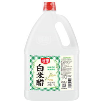 厨邦白米醋1.75L 3.5度 实惠大桶 蘸料凉拌酸味柔和清爽 食用清洁俱佳 商品图1