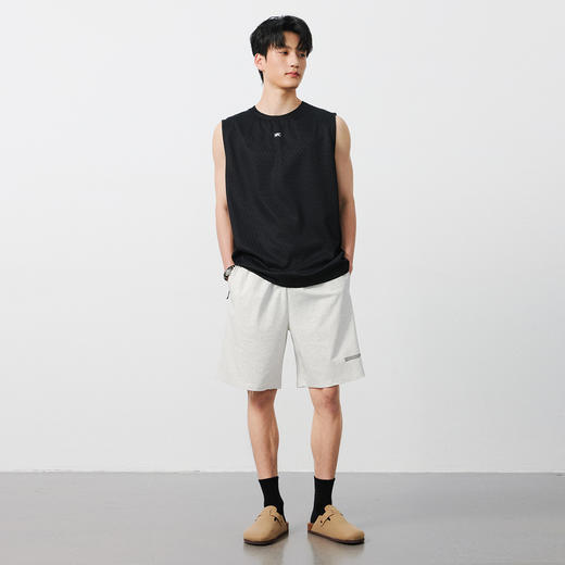 NPC潮牌反光字母印花凉感速干无袖T恤男透气NP52TT11 商品图1