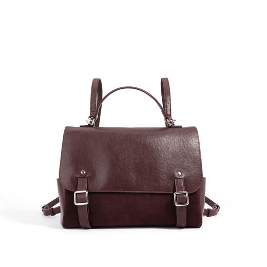 【预售3天】双肩包包女2025新款高级感小众通勤旅游轻便背包单肩大容量托特包M7955D 商品图5