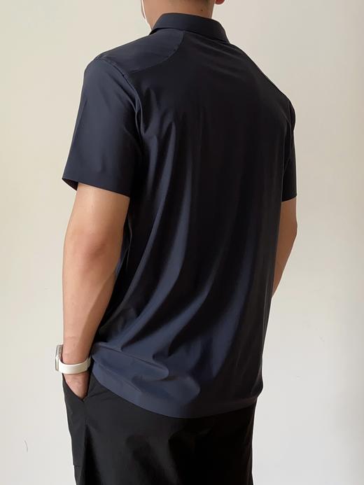 点此购买 迪桑特夏季男士经典三粒扣翻领短袖POLO衫 yw 319072 商品图4