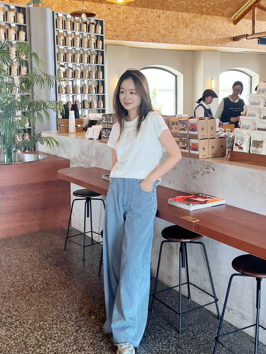 2505407    气质 匹马棉白tee 商品图4