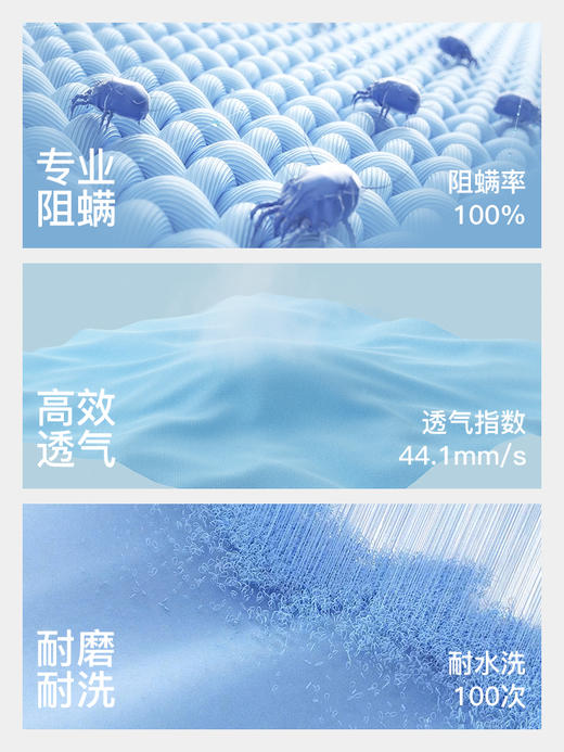 舒飘儿pro纯棉阻螨四件套 商品图2