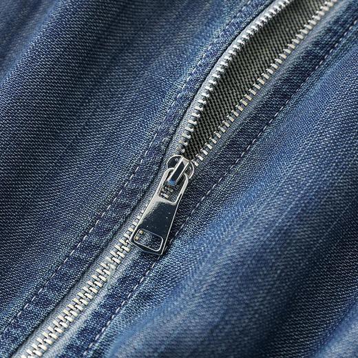 「高货wl」全新升级【铂金会员339/天猫459/差价120】(31604)洛诗琳气质莱赛尔牛仔连衣裙2025夏季通勤收腰显瘦长裙 商品图2