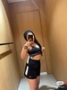 D052024女款两色系带抽绳短裤热裤运动休闲裤 商品缩略图3