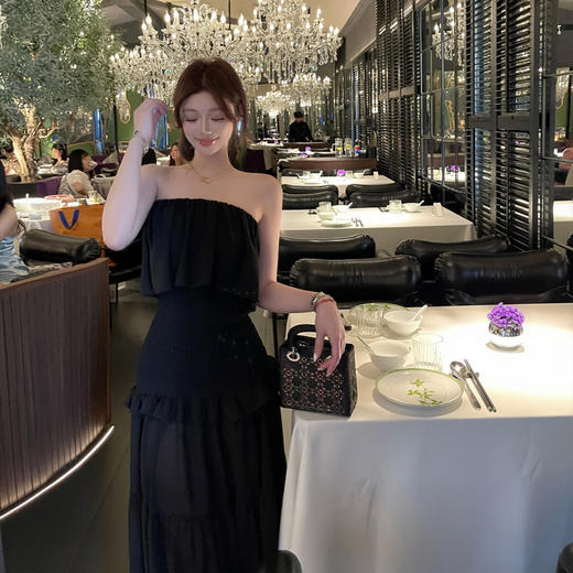 张林超LIN BOUTIQUE 2025秀场款 ·超哥私服高定级打揽拖地连衣裙 商品图3