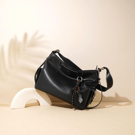 【预售3天】高级水桶包慵懒风单肩腋下包时尚百搭斜挎包F9847 商品图1