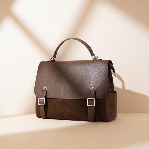 【预售3天】双肩包包女2025新款高级感小众通勤旅游轻便背包单肩大容量托特包M7955D 商品图2