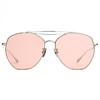 6936060382395 木九十 太阳镜时尚轻盈女士墨镜百搭太阳镜【光银+浅粉】 商品缩略图0