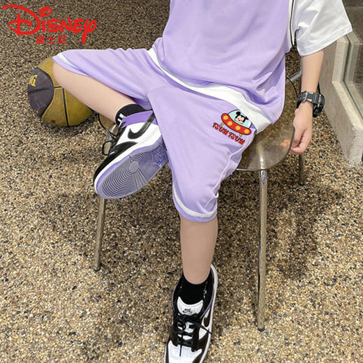 迪士尼男童短裤夏季薄款2022新款洋气儿童夏装男孩五分裤宽松潮流 商品图2