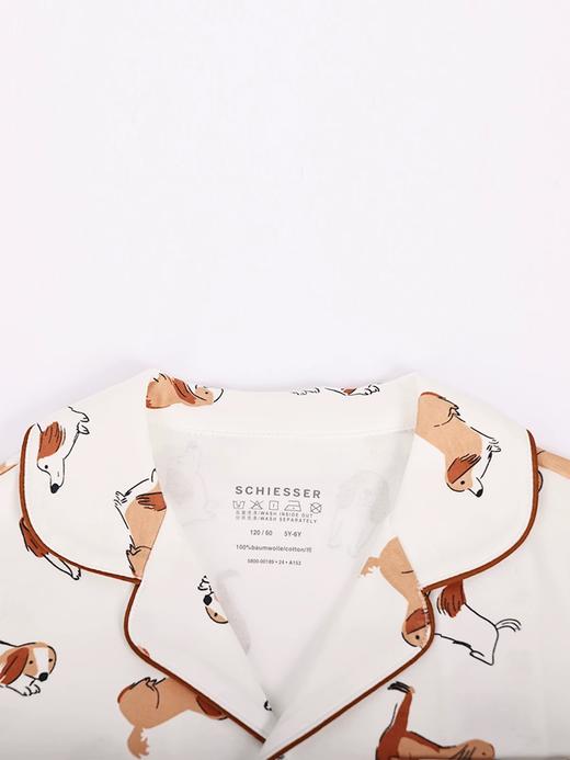 【经典满印纯棉】SCHIESSER德国舒雅秋冬新款男童纯棉经典款家居套装3B/23740H 商品图3