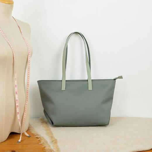 【预售3天】休闲通勤女包单肩包新款撞色时尚大容量简约托特包H2113 商品图9