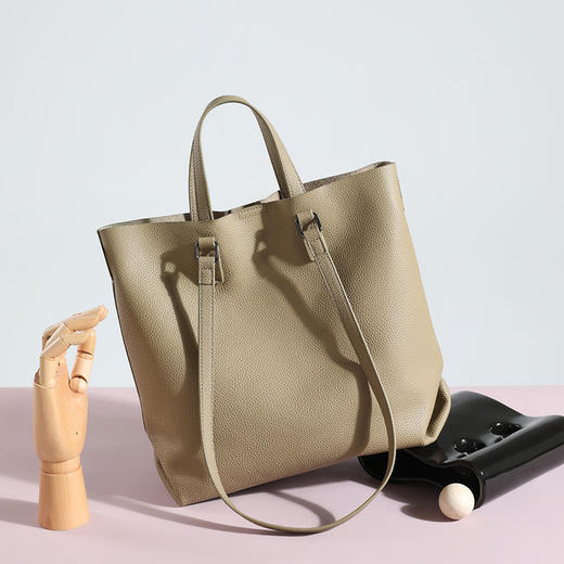 【预售3天】新款2025爆款托特包大容量女百搭通勤单肩包T8013 商品图2