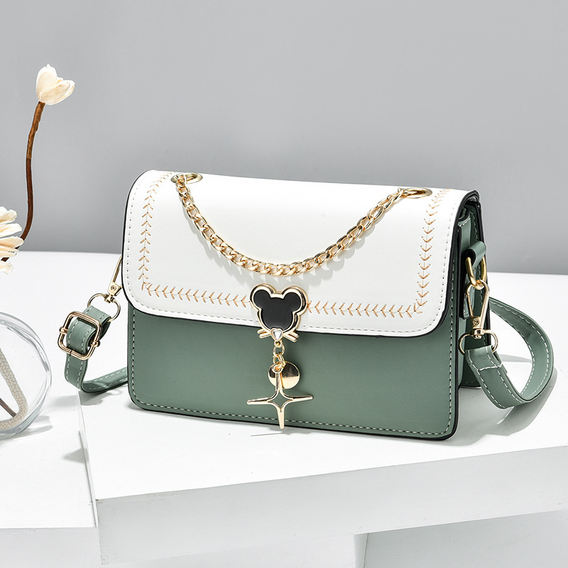 【预售3天】2025新款潮流行小方包韩版百搭时尚女包单肩斜挎包G89146-1