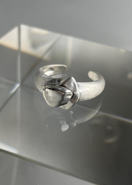 TINOM｜'010424-2 Pumice 浮石戒指 [ 拉丝银 ] 商品图5