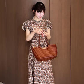 【预售7天】良木礼泡泡袖连衣裙（19962）