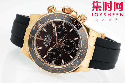 劳力士新款 APS包边迪通拿配重版 4131机 新品迪通拿是2025钟表与奇迹的钟表展 新款配色，分别为白金蓝面，玫瑰金巧克力面，和新款绿金迪和蒂芙尼蓝面让人眼前一亮 商品图4