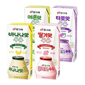 宾格瑞香蕉/草莓/哈密瓜/香芋牛奶饮料200ml 清甜爽口甜而不腻 022758/023849/023850/025010