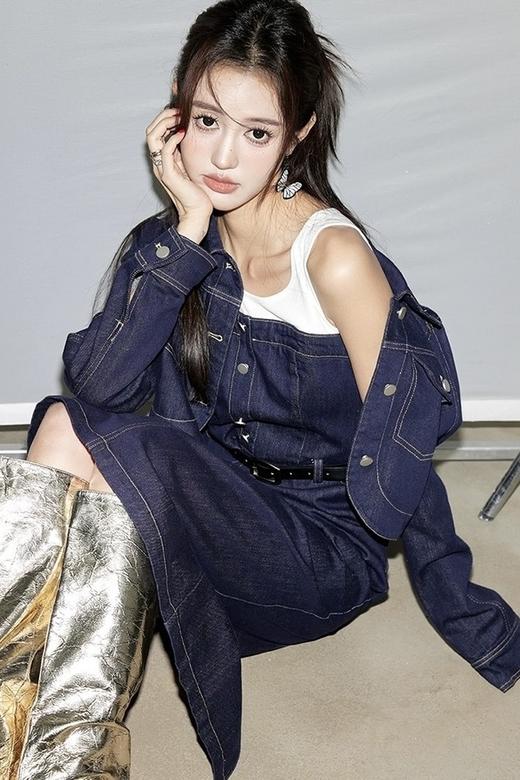 LNNNS 韩系牛仔短外套背心裙套装 20038 商品图7