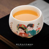 【今生簪花 来世漂亮】簪花羊脂玉瓷禅定杯/和合杯/咖啡杯/旅行杯/冰种玉瓷莲花杯/新中杯，徐建勇大师签章 品质保证 洁白细腻 温润如玉，精美包装 gao端佳礼 商品缩略图4