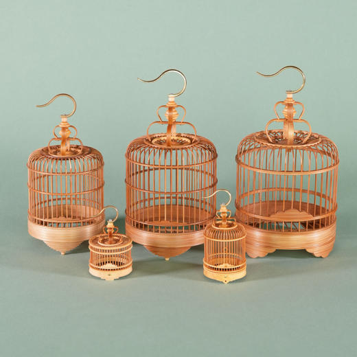 考竹小鸟笼11cm 商品图0