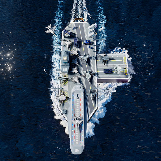 科学罐头统一号航母 商品图6