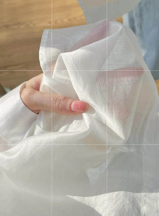 零感力薄如蝉会发光的有氧天丝轻薄极简防晒衬衫 商品图10