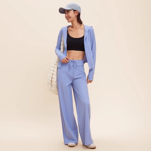 跃牌【禅语梵心】运动宽松遮阳轻薄凉感长裤女直筒休闲瑜伽裤CK3256 商品图4