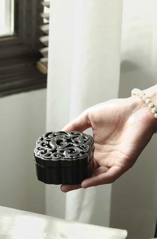 拐子龙纹°紫光檀香盒 商品图8