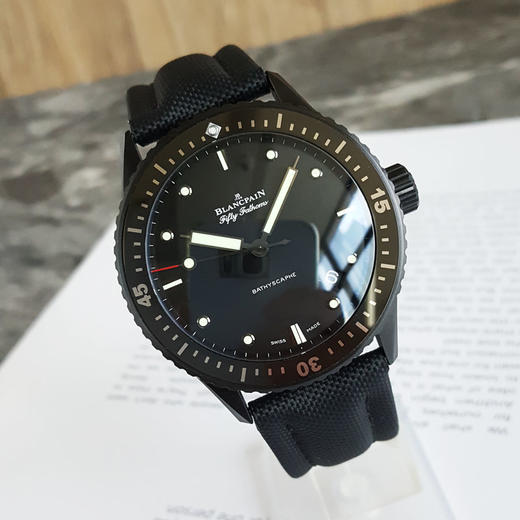【95新】BLANCPAIN 宝珀五十噚系列5000-0130-B52A自动机械机芯43.6MM（男款）日期显示250725NJ02 商品图3