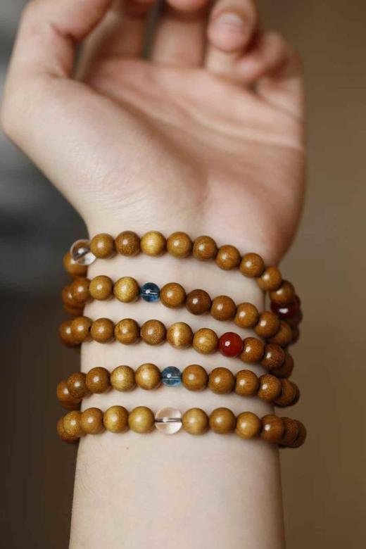 原创静月金丝楠手串8mm*108颗 商品图4