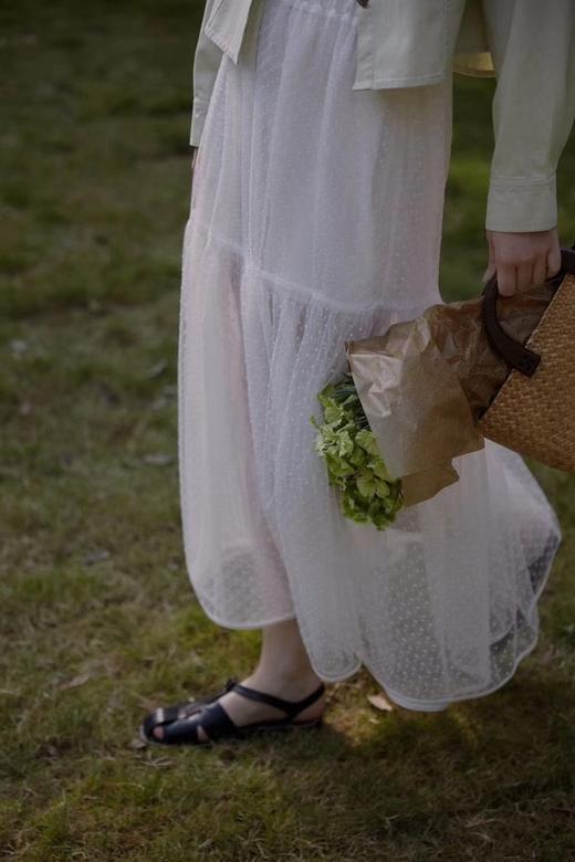 Stay2Weeks 法式温柔波点网纱半裙 20096 商品图2