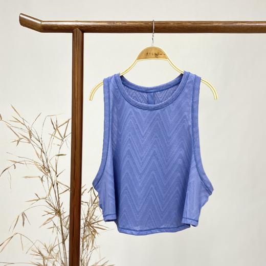 壁虎瑜伽【2505SY345】透气镂空网纱罩衫【5天发货】 商品图7