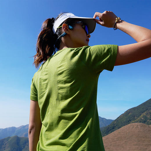 UTO羊毛运动短袖春夏男女户外运动健身吸湿排汗速干柔软半袖 商品图3