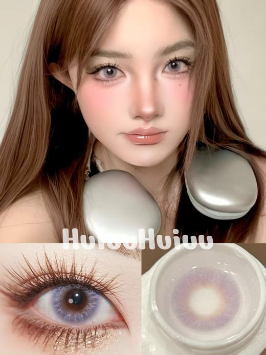 『大直径半年抛』 YEELENS-鳄鱼眼泪 紫-14.5mm【半年抛0-800度 无525/575】 商品图0