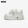MIO米奥休闲板鞋厚底增高纯色运动小白鞋女休闲鞋M254586781 商品缩略图1