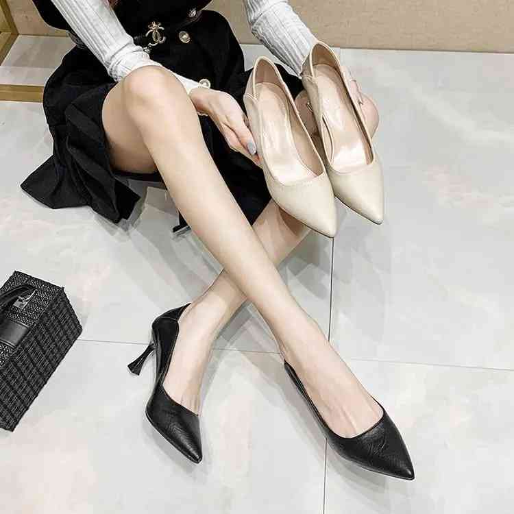 【舒适百搭】女士尖头高跟鞋