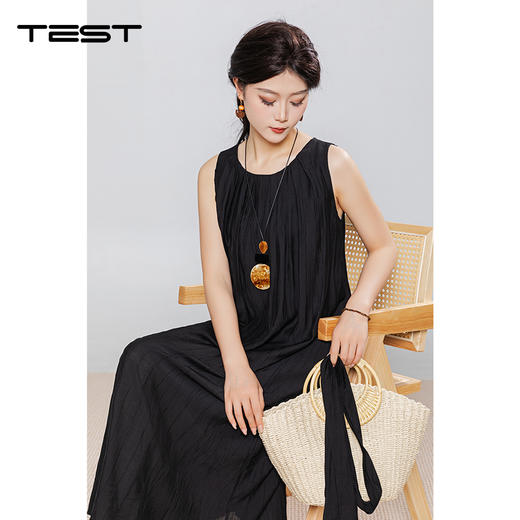 夏上新时尚优雅气质高级感连衣裙4252117 商品图0