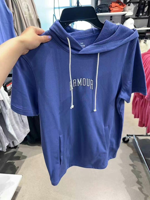 安德玛男士运动套装，连帽短袖上衣➕经典款短裤，💰599/套🔥！ 商品图4