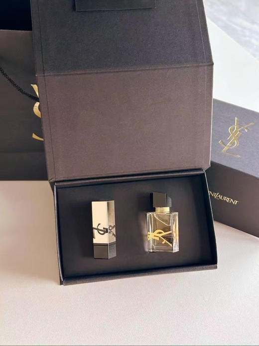 YSL圣罗兰小香水口红礼盒 自由之水7.5ml＋小口红rm 1.3g 精致伴手礼 商品图0