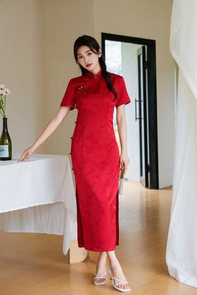 ELLA JADE 中式国风长款旗袍 20076