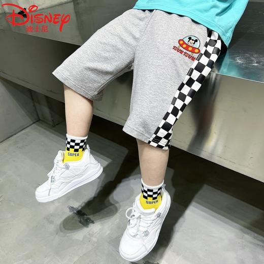 迪士尼男童短裤裤子夏季薄款儿童运动裤休闲百搭男大童五分裤外穿 商品图1
