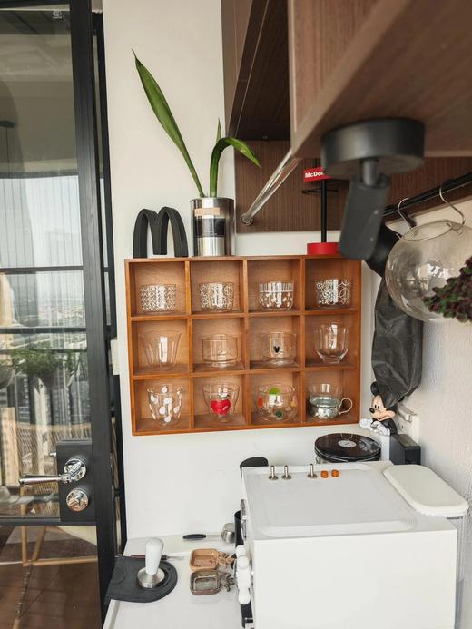 【香香梧舍多宫格收纳架】实木材质质感满分，复古设计颜值爆表，随手一摆就是高级感! 商品图2