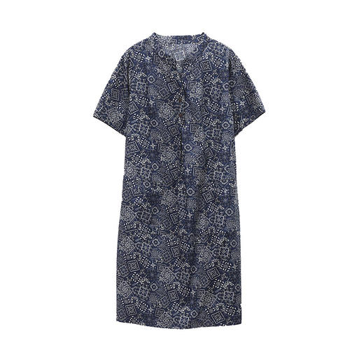 丁摩 纯棉碎花连衣裙BKYLDS617 商品图4