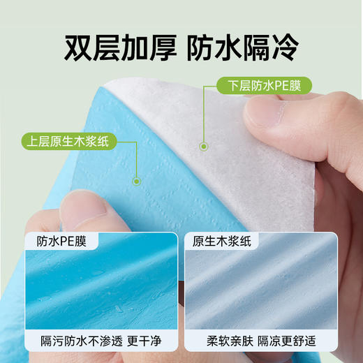洁丽雅自在熊猫一次性马桶垫出差旅游酒店马桶垫独立包装双层加厚#自在熊猫 商品图4