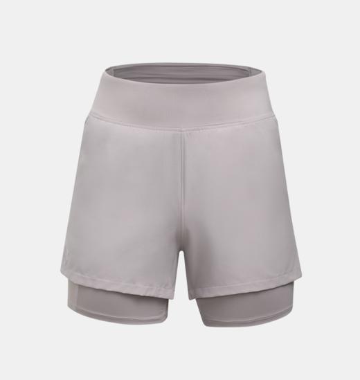 安德玛女子UA Launch跑步二合一短裤1376759-009 商品图3