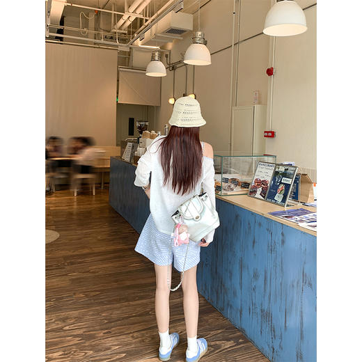 【110元任选2件】最后一波现货！蓝格子短裤 商品图4